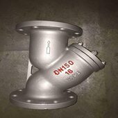 DN200法兰过滤器 GL41H 64C 导热油蒸汽锅炉铸钢材质