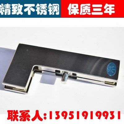 不锈钢地弹簧玻璃门上下小门夹曲夹7（七）字型夹 拐角夹点夹配件,基础建材,门夹,淘宝优惠券,粉丝福利购,淘宝优惠卷