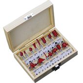 开槽修边 12件套木工铣刀套装 15件套木工铣刀套装 修边机木工铣刀