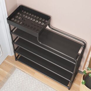 铝合金鞋柜家用门口户外鞋架走廊过道可移动室防水防晒新款电梯口