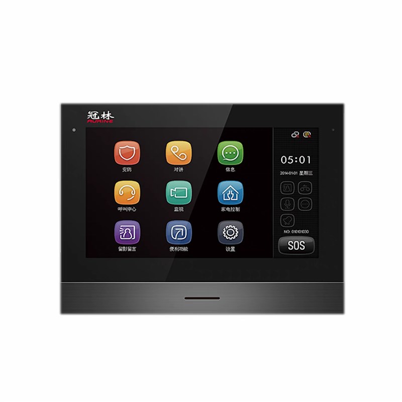 智能终端室内机GL8-F101MR可视对讲10H寸超大触屏GL8-F101CWR