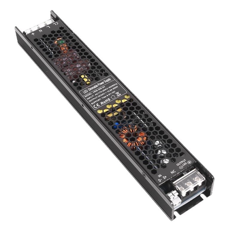 24V300W恒压可控硅调光电源B低压线条灯0-10V调光驱动电源