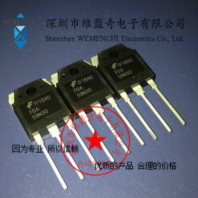 FDA59N30 59N30 场效应 59A300V TO3P 59N30三极管全新现 实体店