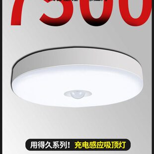 充电吸顶灯感应灯入户门夜间楼梯转角间自动楼道家门口感应灯进门