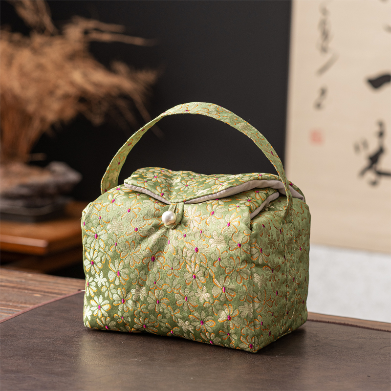 家用旅行茶具收纳l包袋快客杯户外手提便携一茶壶两茶杯收纳盒袋