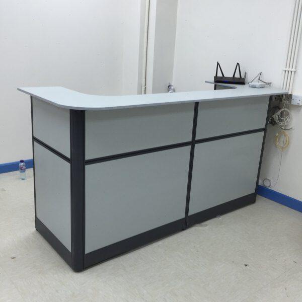 前台接待台迎宾台收银台咨询台板式时尚前台简约现代可定制前台