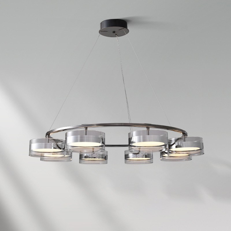 电商供货新款现代简约客厅吊灯极简卧室吊灯网红R餐厅吧台圆形灯