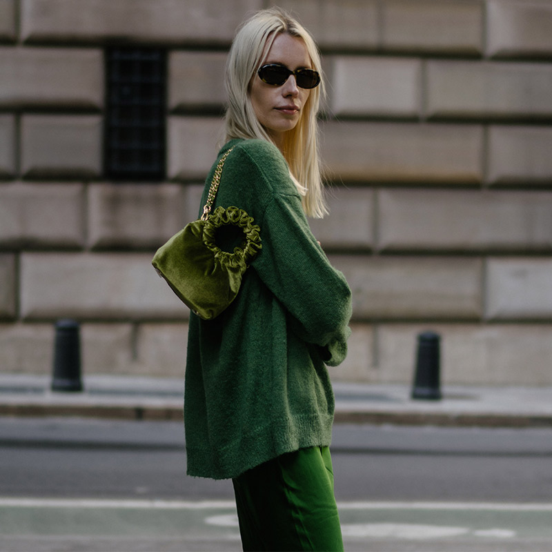 VERAFIED 高端线insC时尚高级质感云朵包系列丝绒包