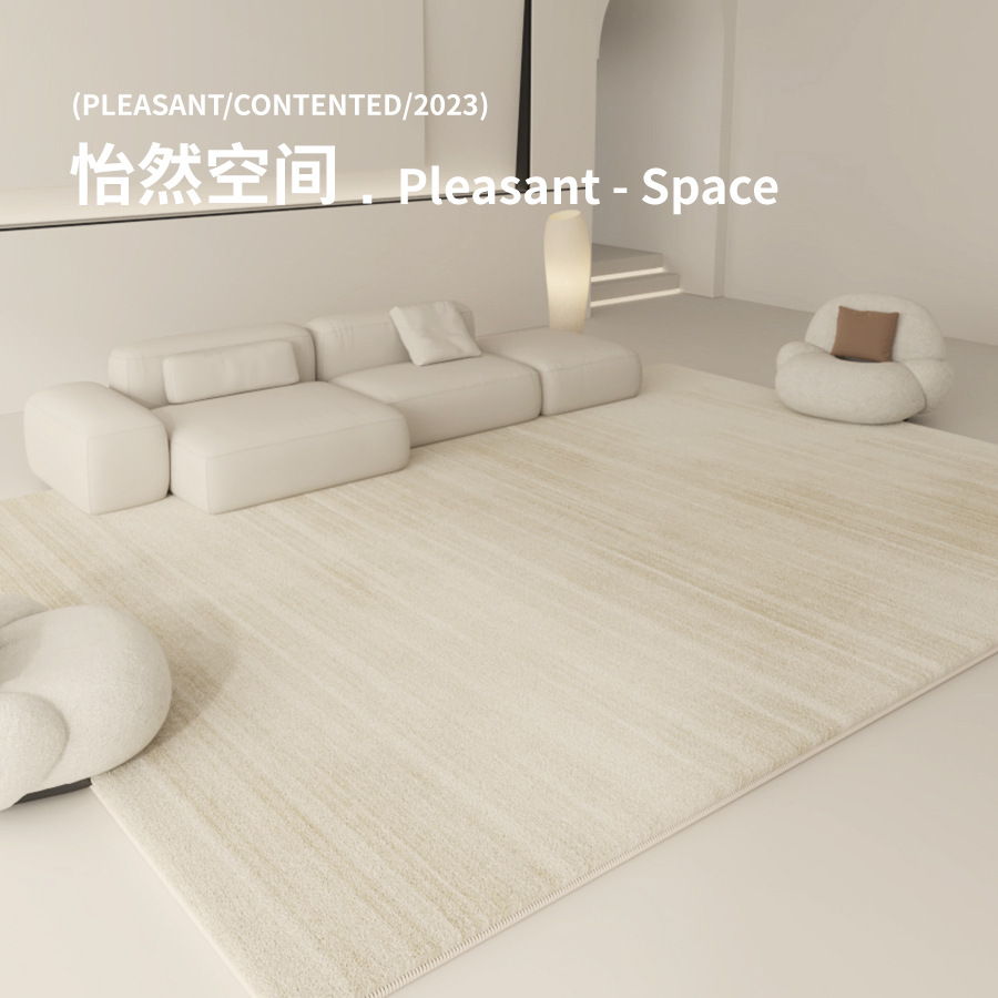 极简风客厅地毯加厚羊羔r绒床前长条床边毯沙发茶几毯飘窗卧室地