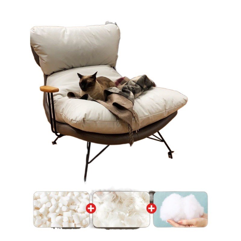 NA懒人沙发摇椅躺椅大人家用休闲椅客H厅阳台躺卧单人摇摇椅轻奢