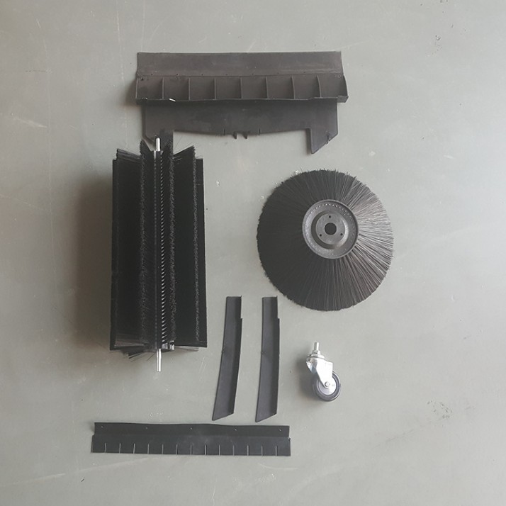 手推式工业扫地机工厂r车间配件边刷滚刷皮带胶皮板齿轮万向轮子