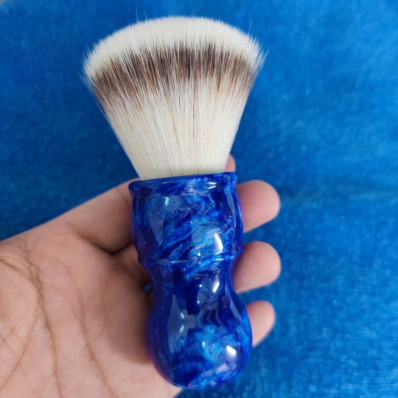 帝诗男士星云扇形A2S柔软人造丝剃须刷胡刷剃须W皂泡沫刷胡刷