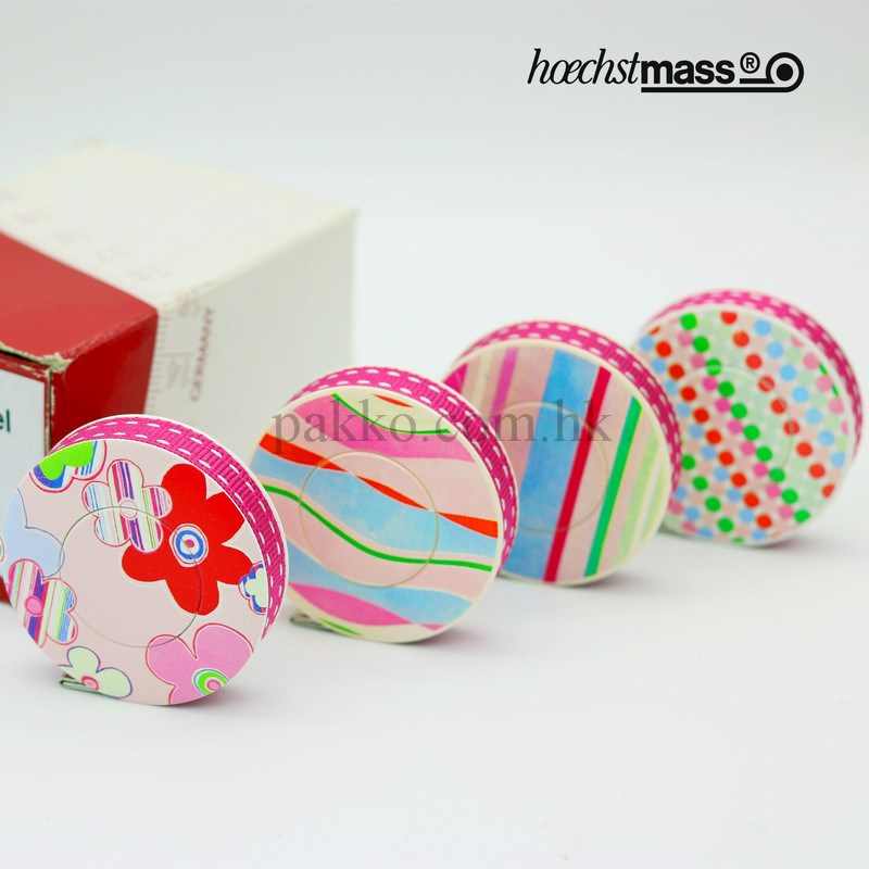 人气德国HOECHSTMASS制造便携卷尺量衣身软皮尺子1米5公英制包邮