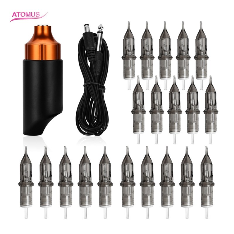 多色纹身机20pcs一体针纹身套装 初学者纹身刺青入门套装WSTZ0040