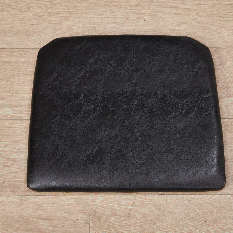 牛角椅皮革坐垫黑色咖啡蓝粉色墨绿红黄色现代简约小号可定制尺寸