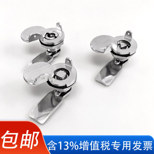 MS705-3A不锈钢三角一字圆柱锁仪表柜电柜门锁高低压配电箱转舌锁