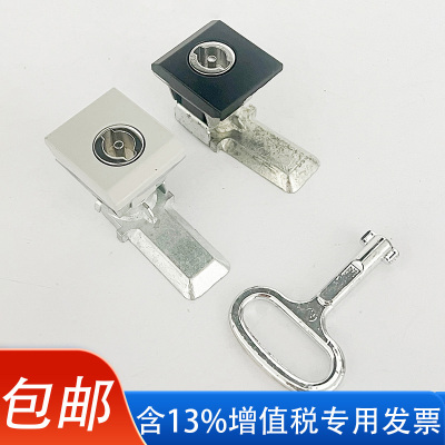 MS813方形转舌锁MS813船用不锈钢 AE箱柜门锁转舌锁圆柱锁 高品质
