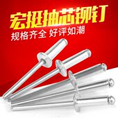 开口型 6mm盒装 铝制装 3.2 宏挺国标抽芯铆钉 潢卯钉M2.4
