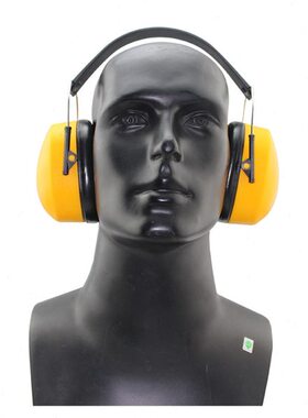 以勒NRR 25dB SNR 30dB便携式机械制造建筑工地工厂降噪隔音耳罩