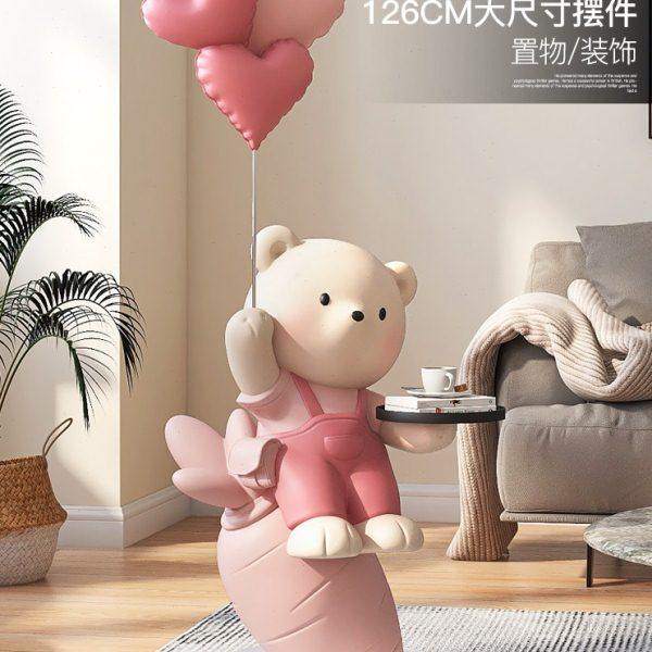 大型熊客厅落地摆件家居饰品电视柜沙发旁托盘床头柜乔迁新居礼品,家居饰品,落地摆件,淘宝优惠券,粉丝福利购,淘宝优惠卷