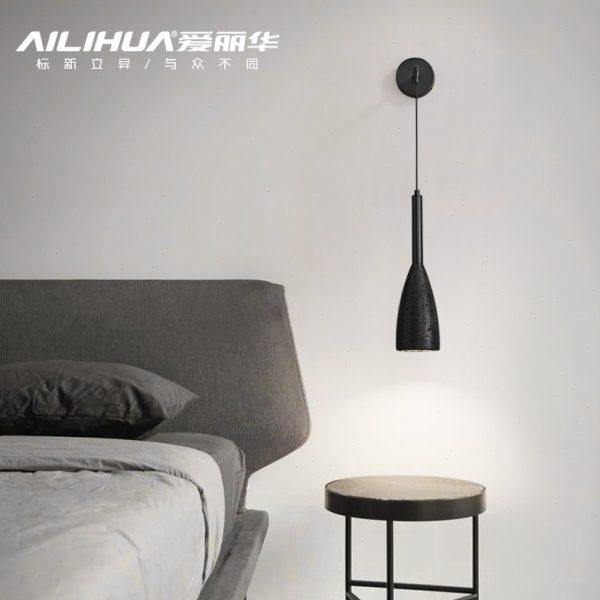 北欧卧室床头灯现代极简线条灯网红轻奢背景墙吧台个性长线吊灯,家装灯饰光源,壁灯,淘宝优惠券,粉丝福利购,淘宝优惠卷