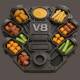 V8发动机食物拼盘 Platter Engine Food