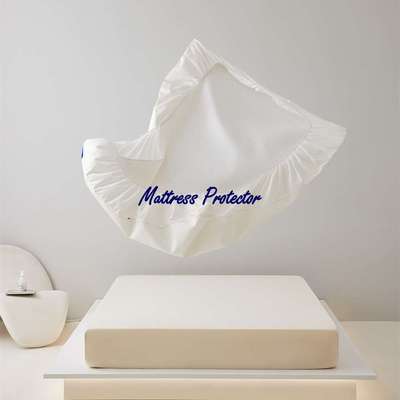 瑞士Sanitized防螨抗菌80S全棉床垫保护套 酒店纯色薄款棉褥床罩