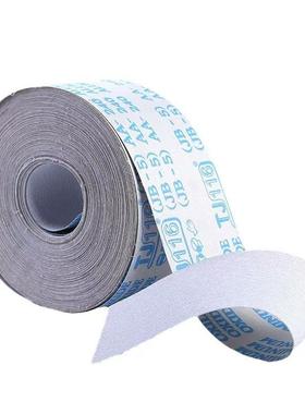 白色涂层TJ113S白砂软布卷4寸4.5寸家具墙面金属打磨手撕砂布卷