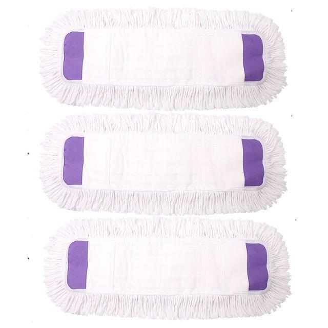 平板拖把替换布尘推头布套式拖布大号棉线布头毛巾布52 42