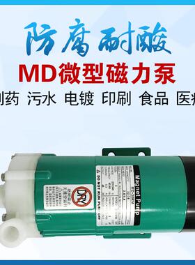 电镀磁力泵循环泵MD-30RM40RM10R15R20R55R70R100R耐酸碱小型水泵