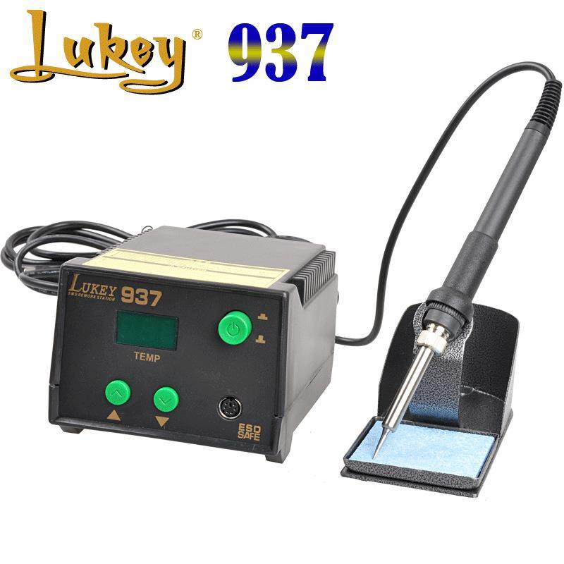 LUKEY雷克 937数显恒温焊台 65w调温电烙铁 soldering rework
