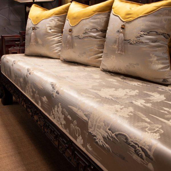 中式沙发垫飘窗薄垫子罗汉床高级感盖布实木红木家具盖巾防滑定制,居家布艺,沙发垫,淘宝优惠券,粉丝福利购,淘宝优惠卷