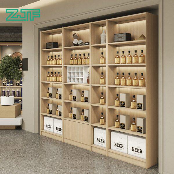 众匠坊洋酒商用展示柜店铺高档带灯多层货架葡萄酒展示架陈列柜