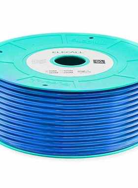 伊莱科ELECALLPU气管14*10蓝色100LM气管PU管气动软管空压机