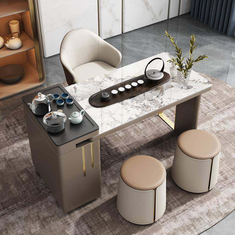 轻奢阳台岩板茶桌小户型客厅家用办公室伸缩功夫泡茶桌烧水壶一体,机械设备,其他机械设备,淘宝优惠券,粉丝福利购,淘宝优惠卷