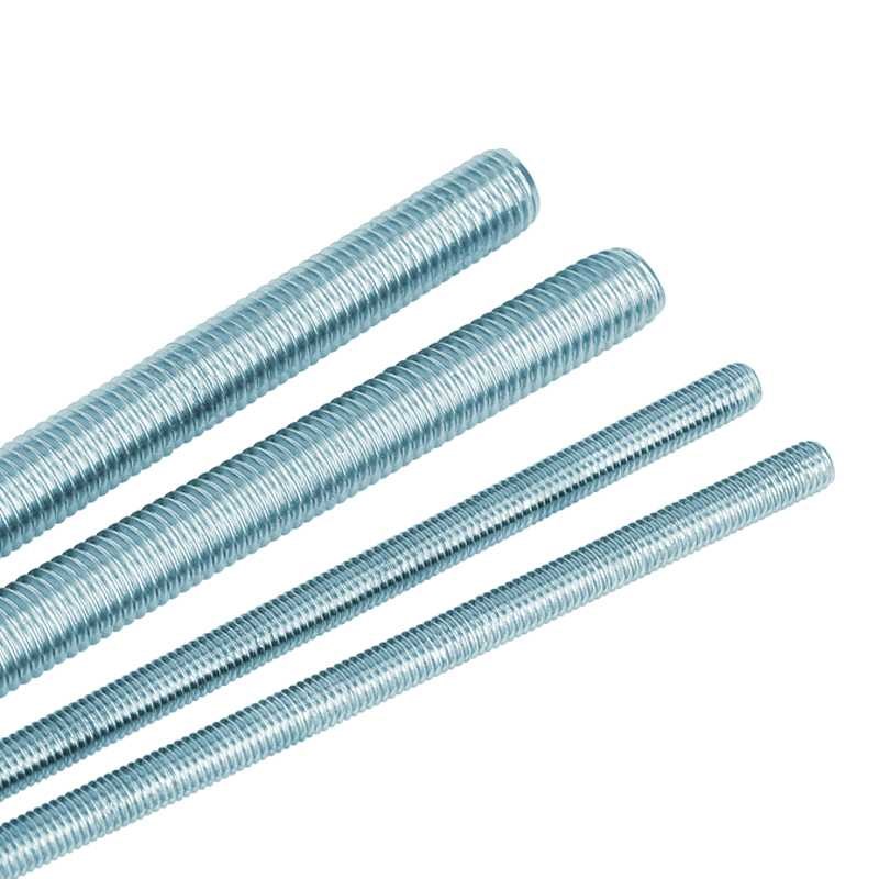 高强度国标全牙丝杆8.8级镀锌牙条通丝螺杆3米全螺纹牙棒m8mZ10m1