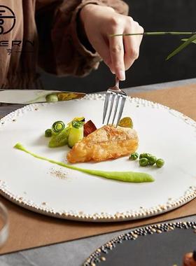 202牛5新发款发奇西餐排盘轻奢日式菜CHS沙创意面白色家用拉碟