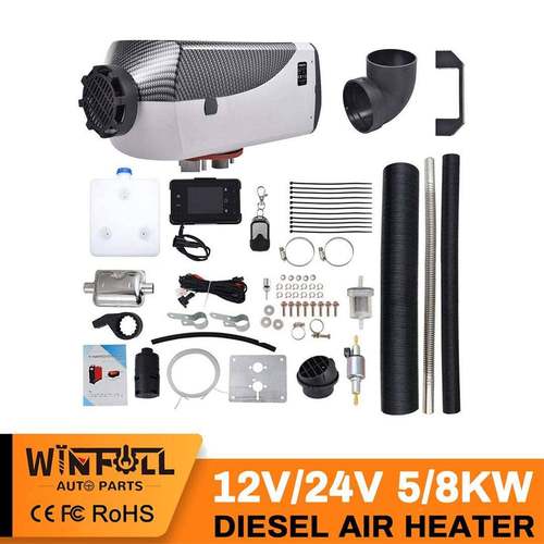 2V驻车加热器空气暖风车机汽车货24V1柴油取暖器2KW柴暖SCEROH