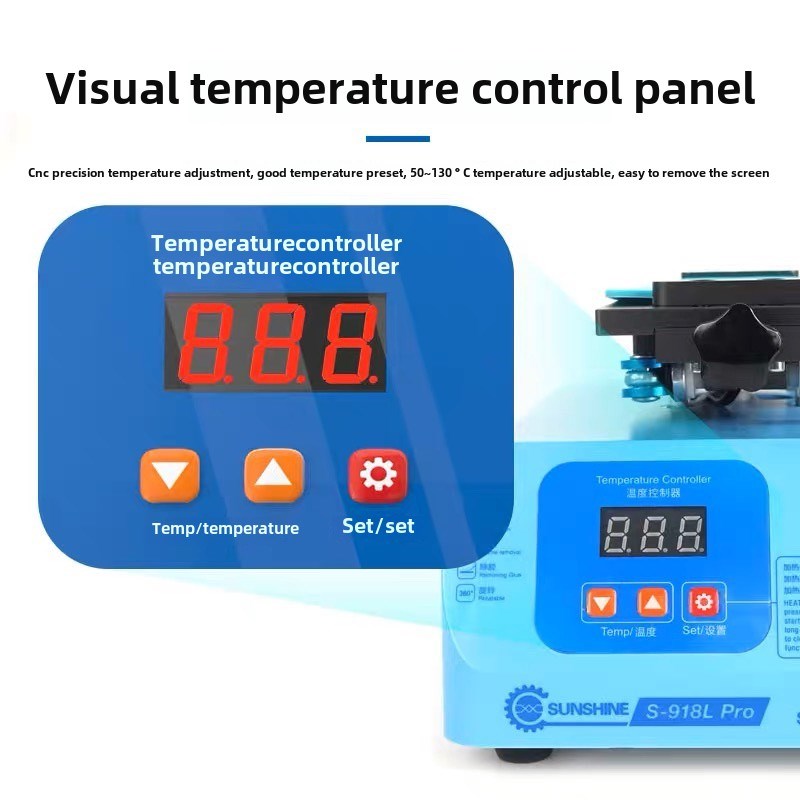 新迅拆屏神器S-918Lpro分离机手机拆屏恒温加热表3W60旋转平台