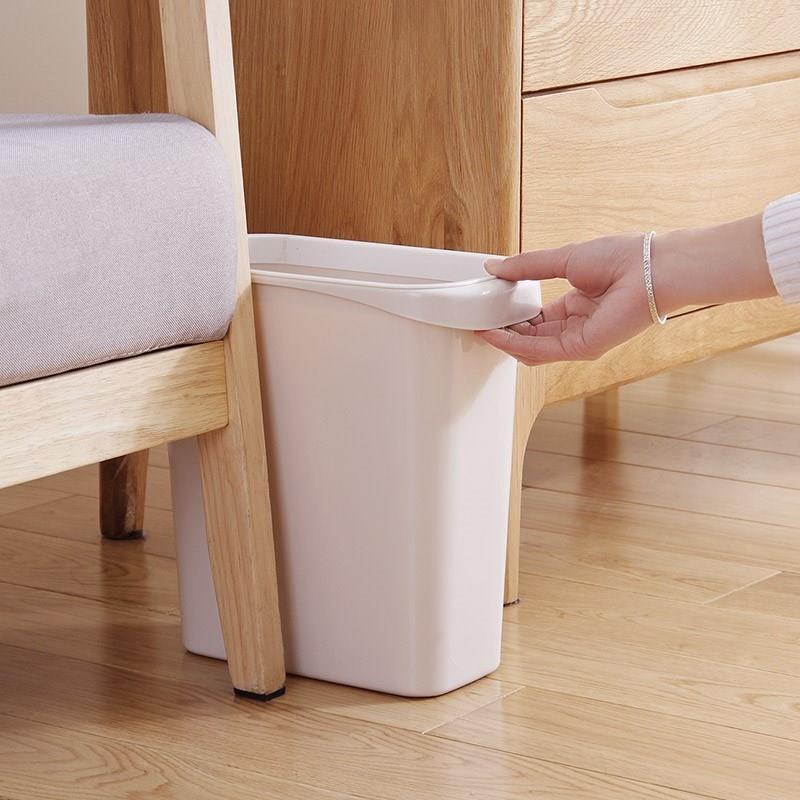 速发缝隙垃圾g桶家用厨房夹缝无盖长方形收纳桶卫生间厕所窄款扁