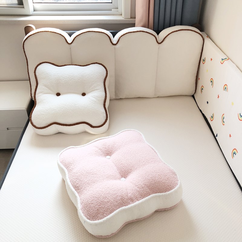 卧室加厚a床头靠垫软包实木铁艺床头靠枕靠背定做榻榻米沙发垫可