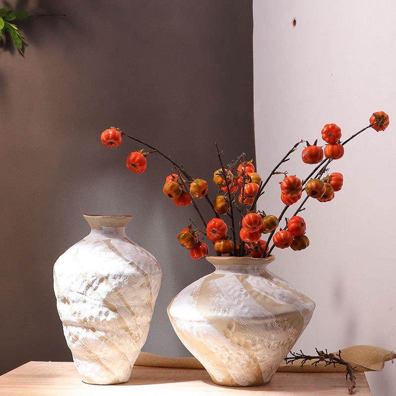 黑陶瓷器新MIC中式瓶客厅摆件插花干花博古架花视柜玄关电装饰白,家居饰品,花瓶,淘宝优惠券,粉丝福利购,淘宝优惠卷