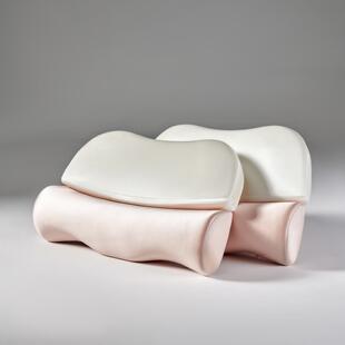 枕头枕护颈椎助睡眠睡觉FBK J用芯一对成人男圆忆棉枕柱心牵记