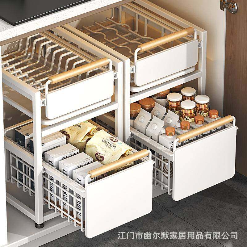 安装房方管调料免杂物收纳厨架内置物抽拉多柜层抽屉式置物架ZWJ-,厨房/烹饪用具,抹布架/厨房清洁收纳架,淘宝优惠券,粉丝福利购,淘宝优惠卷