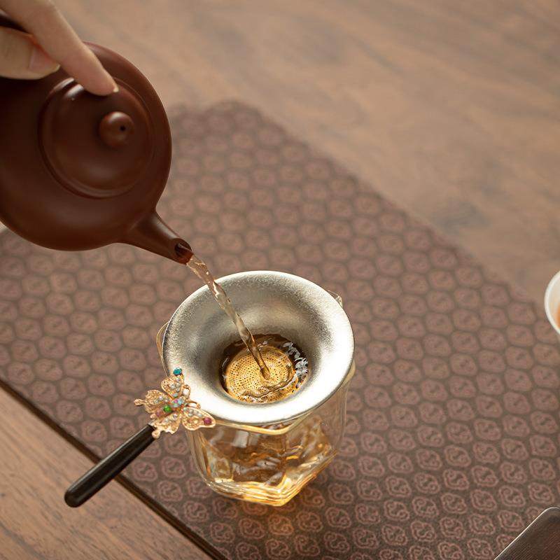 手纯茶钛茶漏杯滤公工道搭配茶叶过滤网千孔一体茶隔WLO精致茶具,餐饮具,茶滤,淘宝优惠券,粉丝福利购,淘宝优惠卷