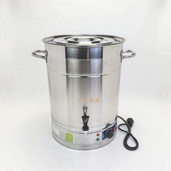 商用大容量304不锈钢电热开水桶汤桶烧水桶特厚热水桶保温煲汤桶
