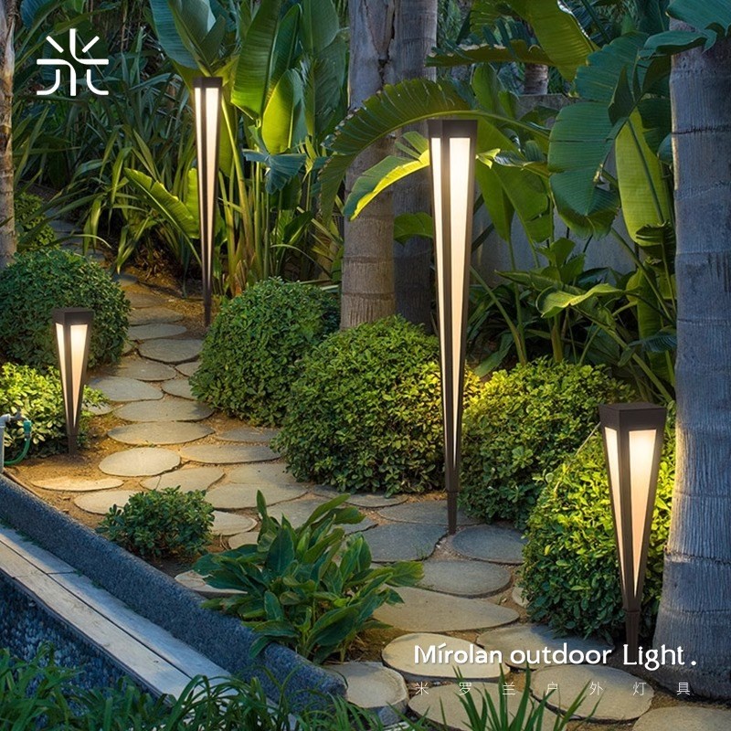 草坪灯太阳能户外庭院灯别墅花园草地灯防水插地灯V院子室外景观