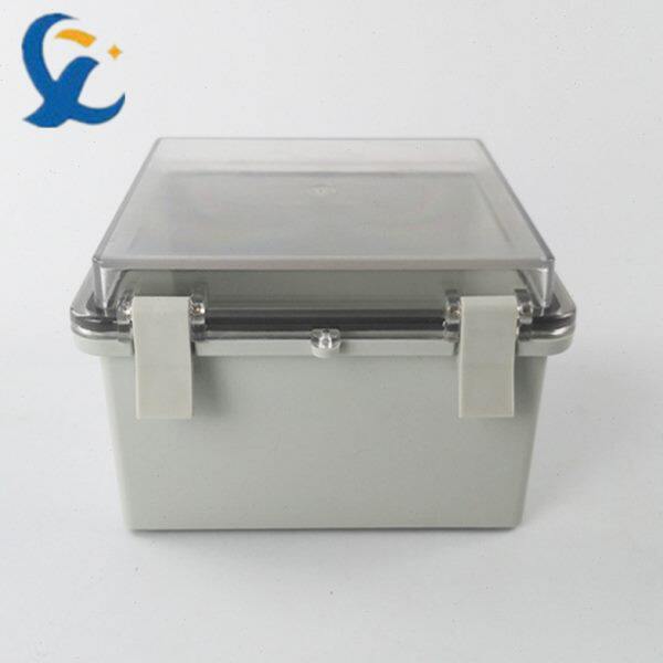 合页搭扣防水盒分线盒150*150*90透明防水接线盒户外工控电源盒子