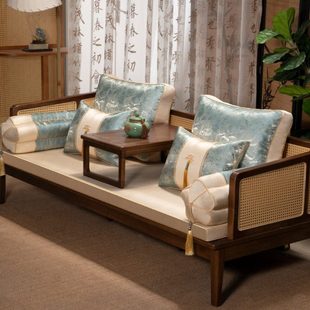 高端罗汉床坐垫新中式实木沙发垫防滑红木座垫四季通用垫子定制