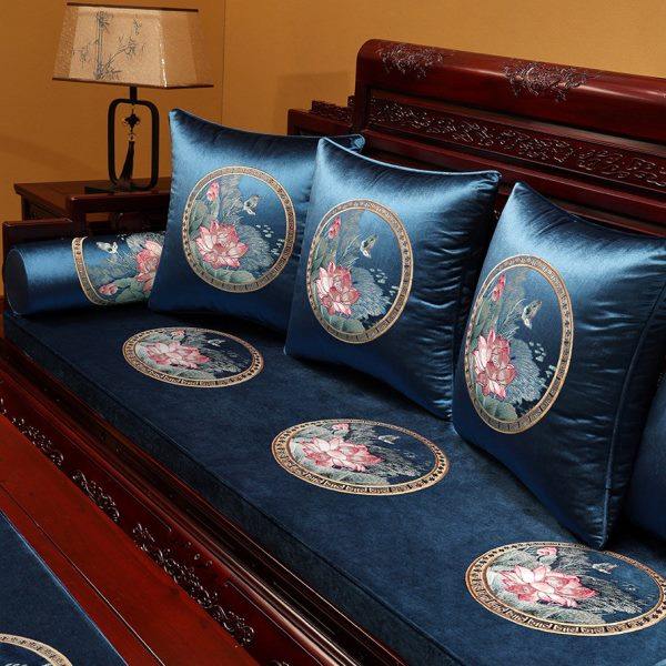 新中式沙发垫坐垫冬款毛绒加厚防滑座垫椅子垫子轻奢红木沙发套罩,居家布艺,沙发垫,淘宝优惠券,粉丝福利购,淘宝优惠卷